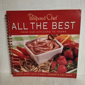 Vintage 2003 Pampered Chef Cookbook Appetizers Main Desserts 128 Pages
